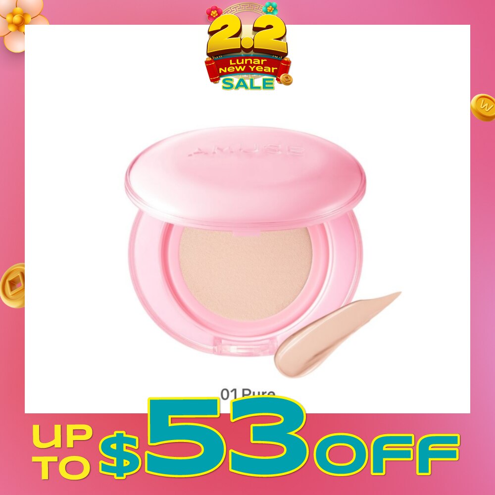 Dew Power Vegan Cushion SPF50+ PA++++ 01 Pure 15g