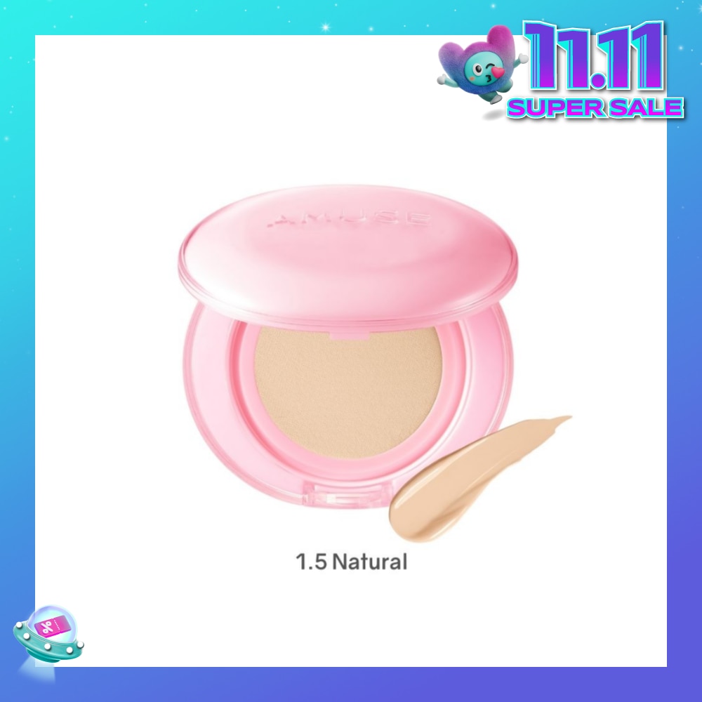 Dew Power Vegan Cushion SPF50+ PA++++ 1.5 Natural 15g