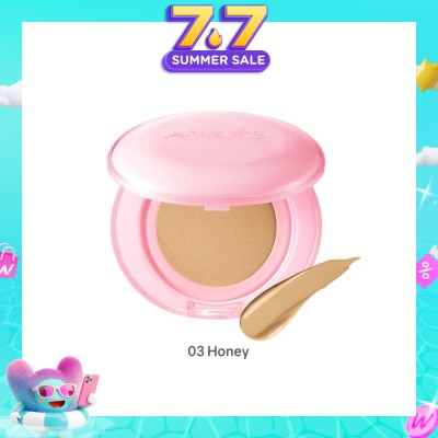 AMUSE - Dew Power Vegan Cushion SPF50+ PA++++ 03 Honey 1s