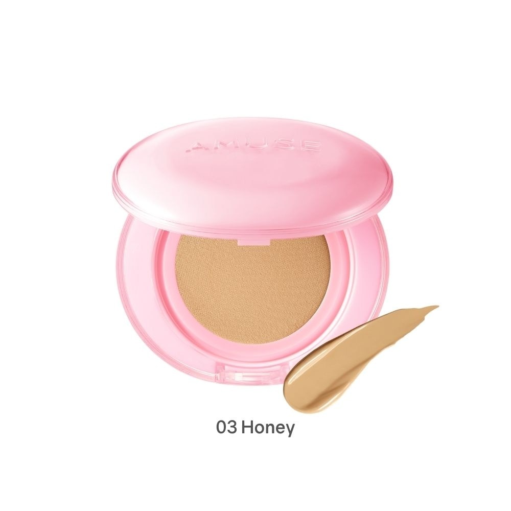 Dew Power Vegan Cushion SPF50+ PA++++ 03 Honey 1s
