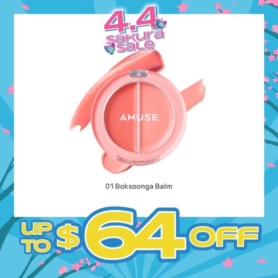 AMUSE - Lip & Cheek Healthy Balm 01 Boksoonga Balm 3g