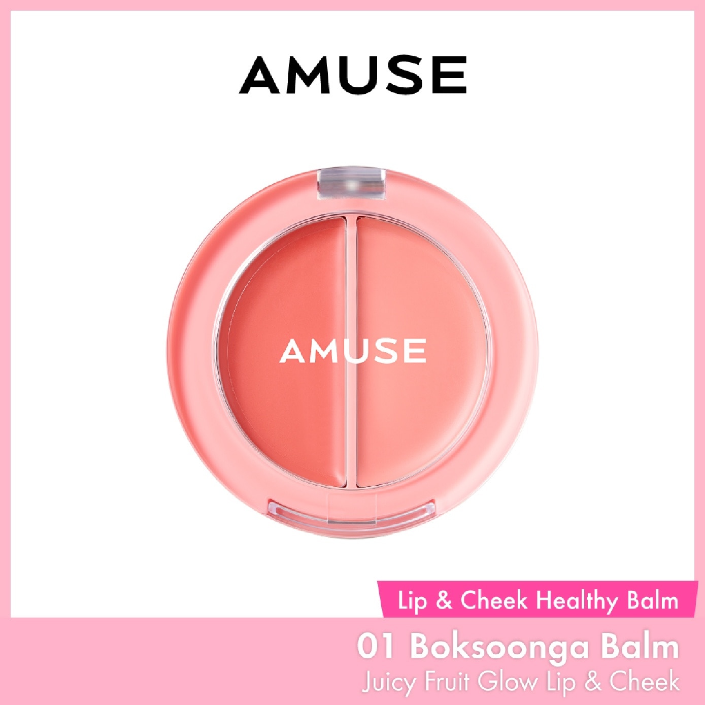 Lip & Cheek Healthy Balm 01 Boksoonga Balm 3g (Expiry: Apr`2027) image