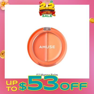 AMUSE Lip & Cheek Healthy Balm 02 Mango Balm 3g (Expiry: Oct`2026)