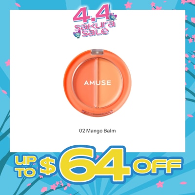 AMUSE Lip & Cheek Healthy Balm 02 Mango Balm 3g (Expiry: Oct`2026)