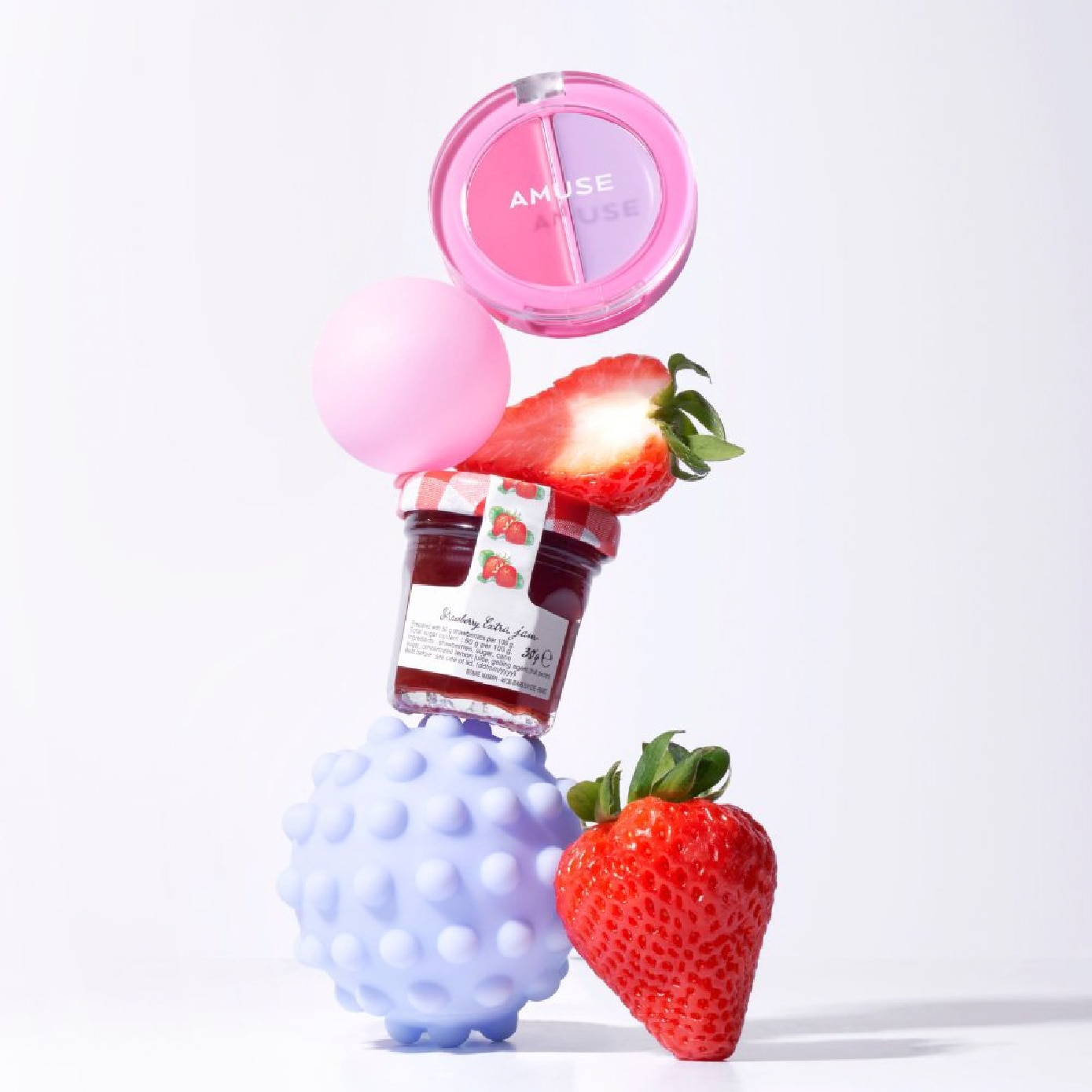 Lip & Cheek Healthy Balm 03 Strawberry Balm 3g (Expiry: Apr`2027) image