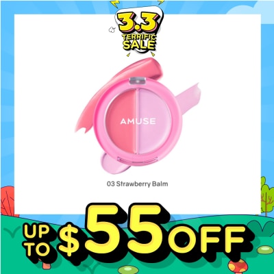 AMUSE Lip & Cheek Healthy Balm 03 Strawberry Balm 3g