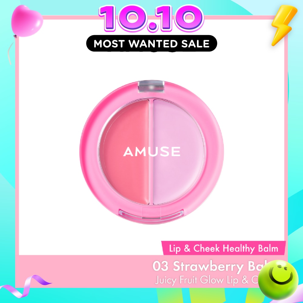 Lip & Cheek Healthy Balm 03 Strawberry Balm 3g (Expiry: Apr`2027) image