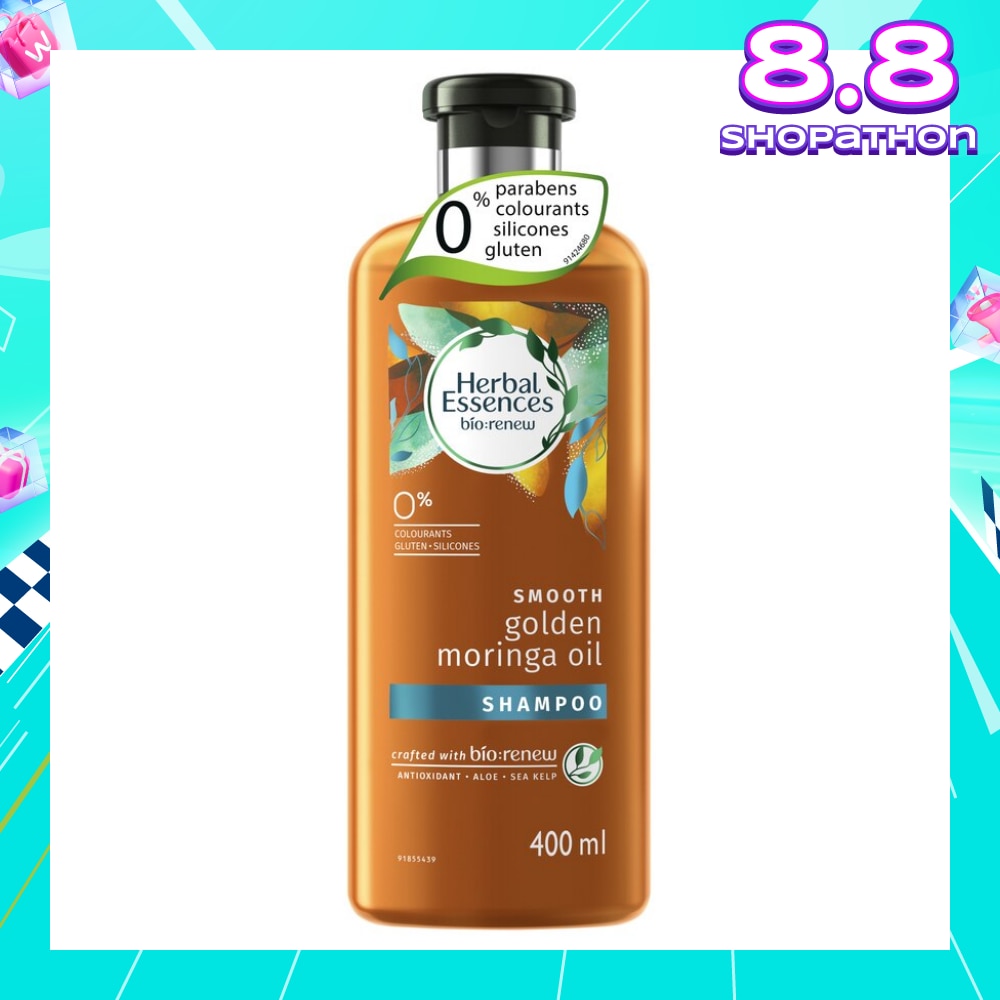 Herbal Essences Bio Renew Smooth Golden Moringa Oil Shampoo 400ml