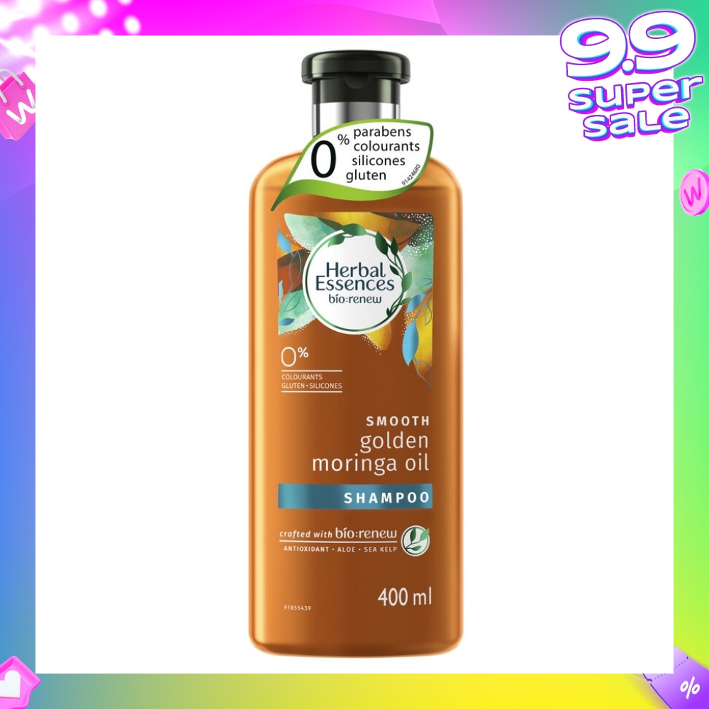 Herbal Essences Bio Renew Smooth Golden Moringa Oil Shampoo 400ml
