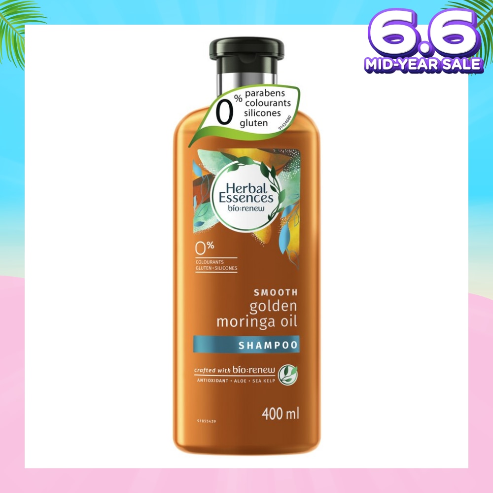 Herbal Essences Bio Renew Smooth Golden Moringa Oil Shampoo 400ml