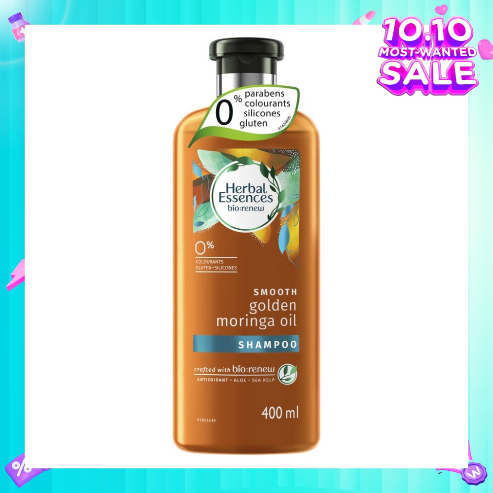 Herbal Essences Bio Renew Smooth Golden Moringa Oil Shampoo 400ml