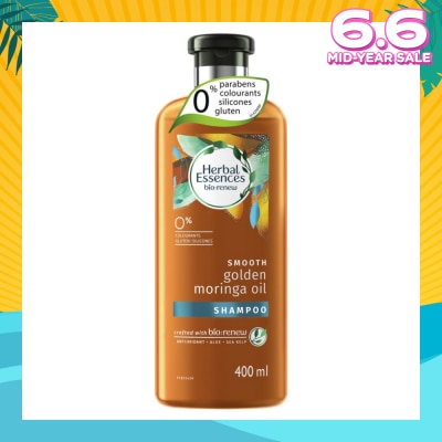 HERBAL ESSENCES Herbal Essences Bio Renew Smooth Golden Moringa Oil Shampoo 400ml