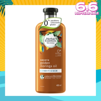 HERBAL ESSENCES Bio:renew Smooth Golden Moringa Oil Conditioner 400 ml