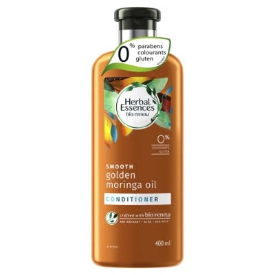 HERBAL ESSENCES Bio:renew Smooth Golden Moringa Oil Conditioner 400 ml