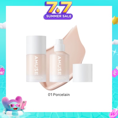 AMUSE - Ceramic Skin Perfector Foundation SPF40 PA++ 01 Porcelain 30ml