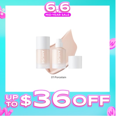 AMUSE - Ceramic Skin Perfector Foundation SPF40 PA++ 01 Porcelain 30ml