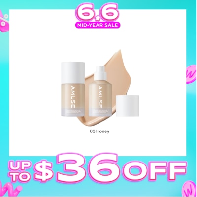 AMUSE - Ceramic Skin Perfector Foundation SPF40 PA++ 03 Honey 30ml