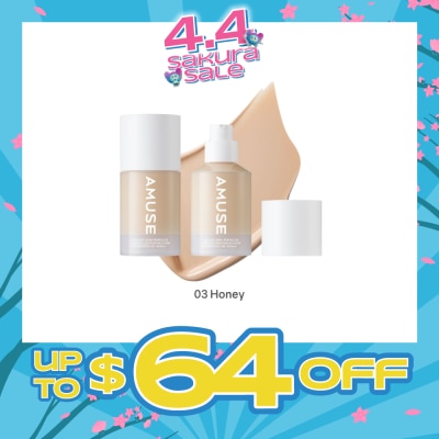 AMUSE - Ceramic Skin Perfector Foundation SPF40 PA++ 03 Honey 30ml