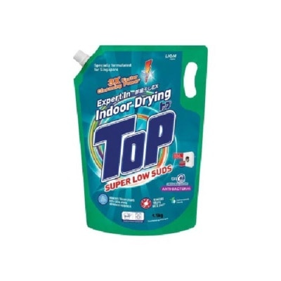 TOP Concentrated Liquid Detergent Super Low Suds Anti-Bacterial Refill 1.5kg