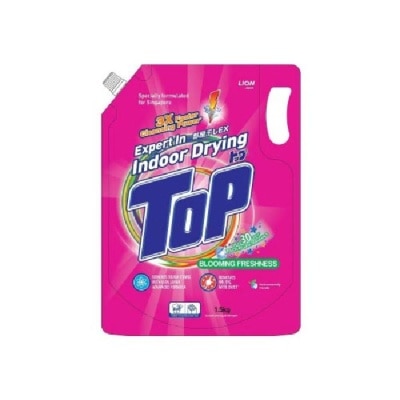 TOP Top Concentrated Liquid Laundry Detergent Blooming Freshness Refill 1.5kg