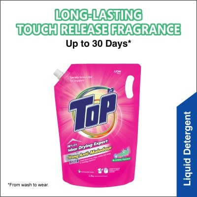 TOP Top Concentrated Liquid Laundry Detergent Blooming Freshness Refill 1.5kg