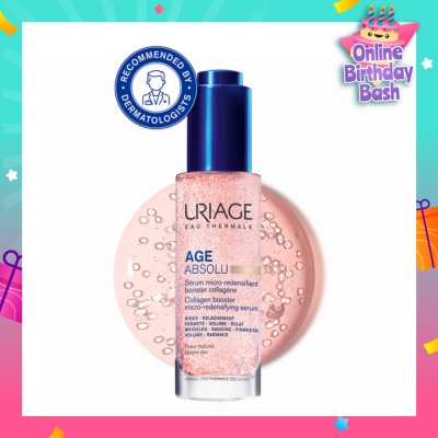 URIAGE Age Absolu Collagen Booster Micro-Redensifying Serum (For All Mature Skin Types) 30ml