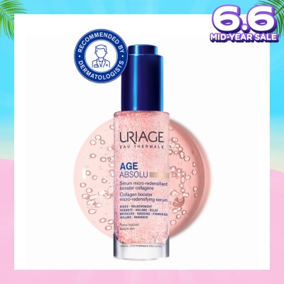 URIAGE Age Absolu Collagen Booster Micro-Redensifying Serum (For All Mature Skin Types) 30ml