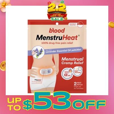 BLOOD MenstruHeat Relief Lavender 2s