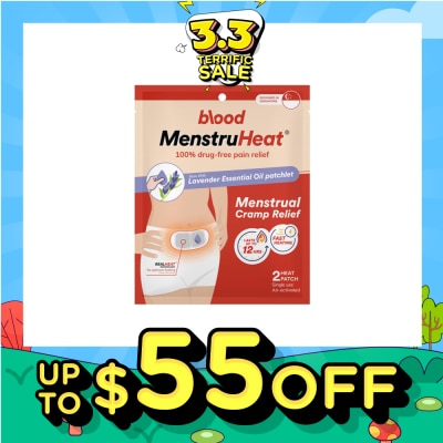 BLOOD MenstruHeat Relief Lavender 2s