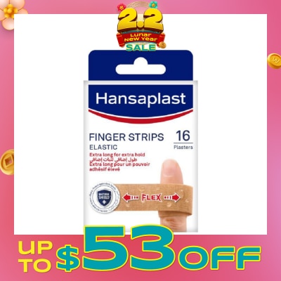 HANSAPLAST Finger Strips Elastic Plaster 16s
