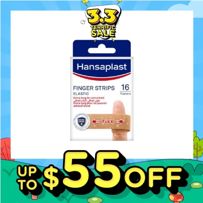 HANSAPLAST Finger Strips Elastic Plaster 16s