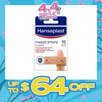 HANSAPLAST Finger Strips Elastic Plaster 16s