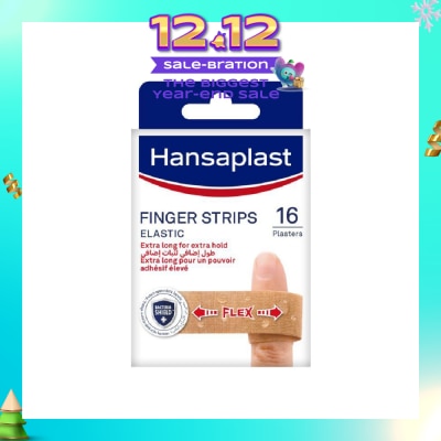 HANSAPLAST Finger Strips Elastic Plaster 16s