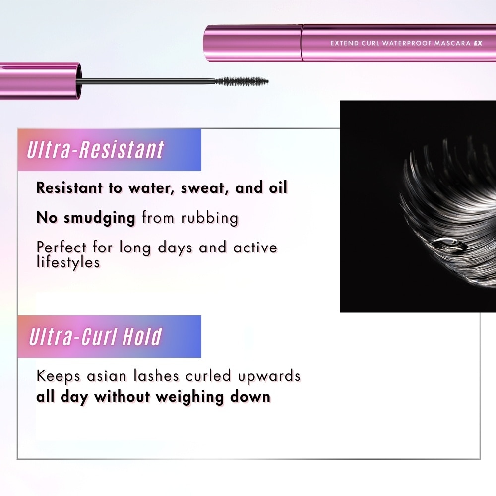 Extend Curl Waterproof Mascara EX 1s