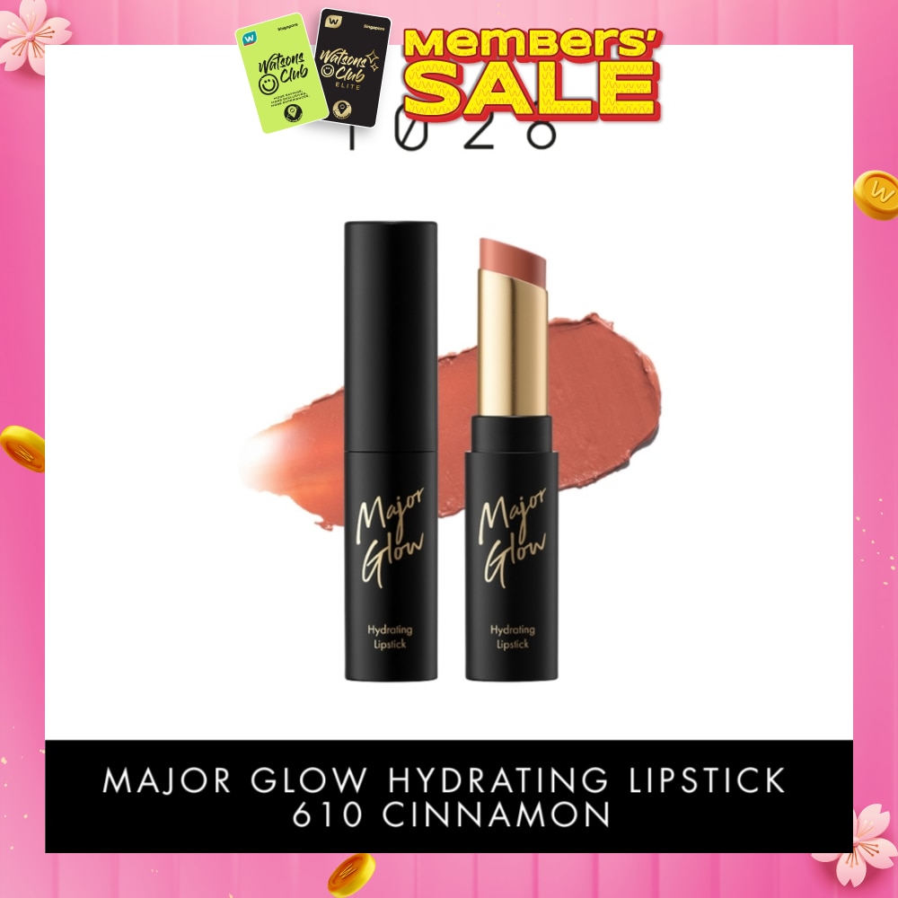 Major Glow Hydrating Lipstick 610 Cinnamon 1s