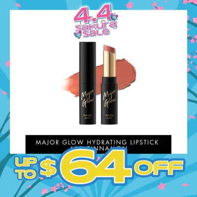 1028 - Major Glow Hydrating Lipstick 610 Cinnamon 1s