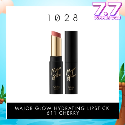 1028 Major Glow Hydrating Lipstick 611 Cherry 1s