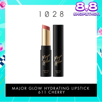 1028 Major Glow Hydrating Lipstick 611 Cherry 1s