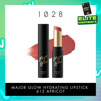 1028 Major Glow Hydrating Lipstick 612 Apricot 1s