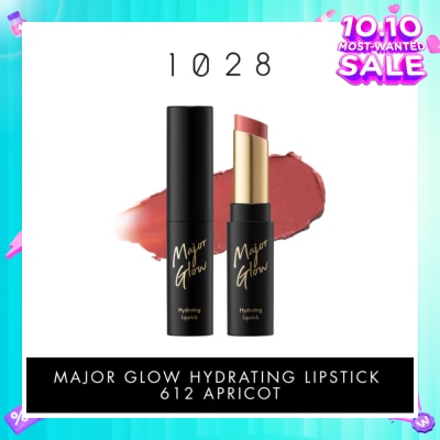 1028 Major Glow Hydrating Lipstick 612 Apricot 1s