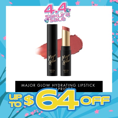 1028 - Major Glow Hydrating Lipstick 612 Apricot 1s