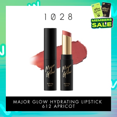 1028 Major Glow Hydrating Lipstick 612 Apricot 1s