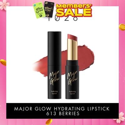 1028 Major Glow Hydrating Lipstick 613 Berries 1s