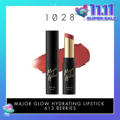 1028 Major Glow Hydrating Lipstick 613 Berries 1s