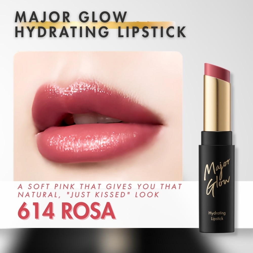 Major Glow Hydrating Lipstick 614 Rosa 1s