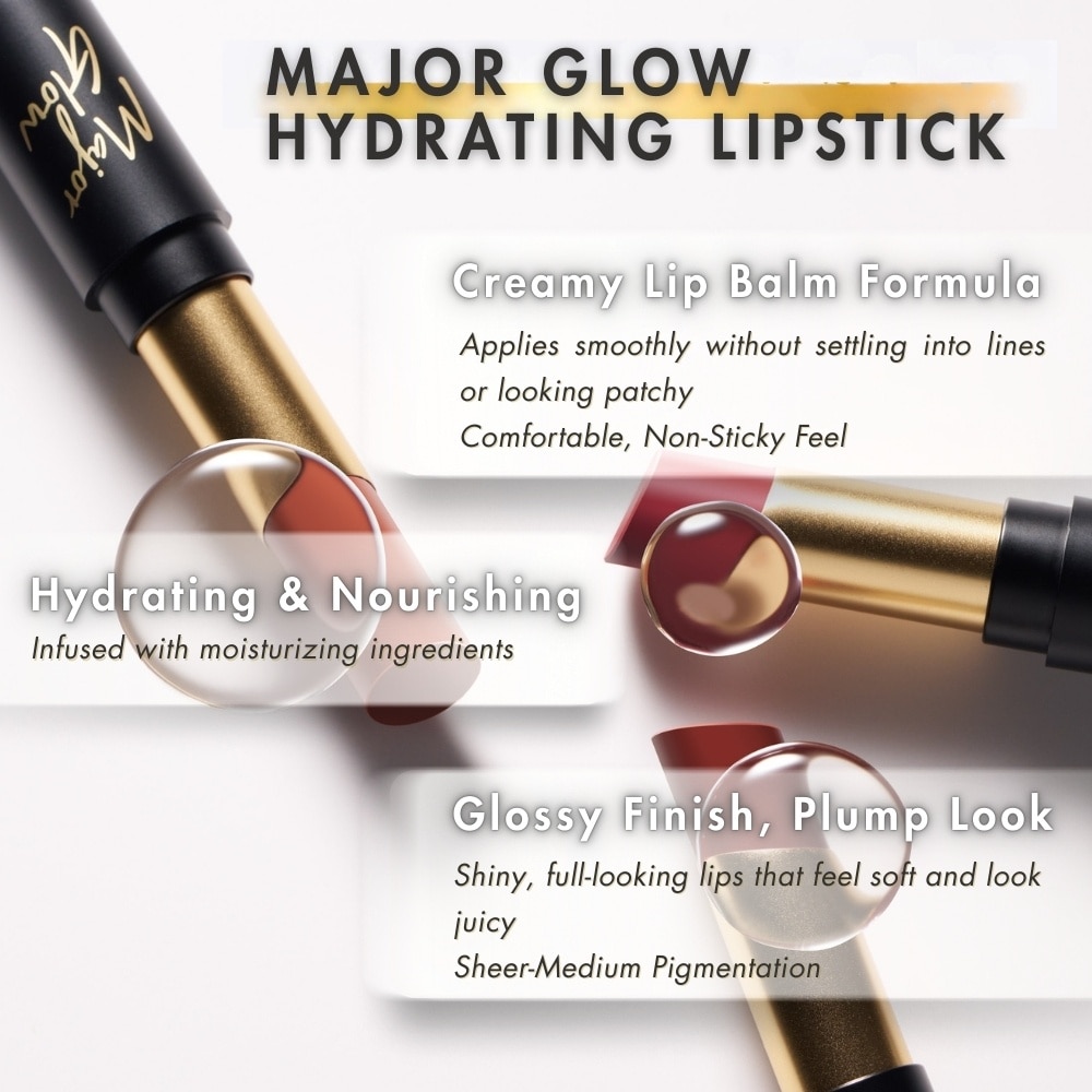Major Glow Hydrating Lipstick 614 Rosa 1s