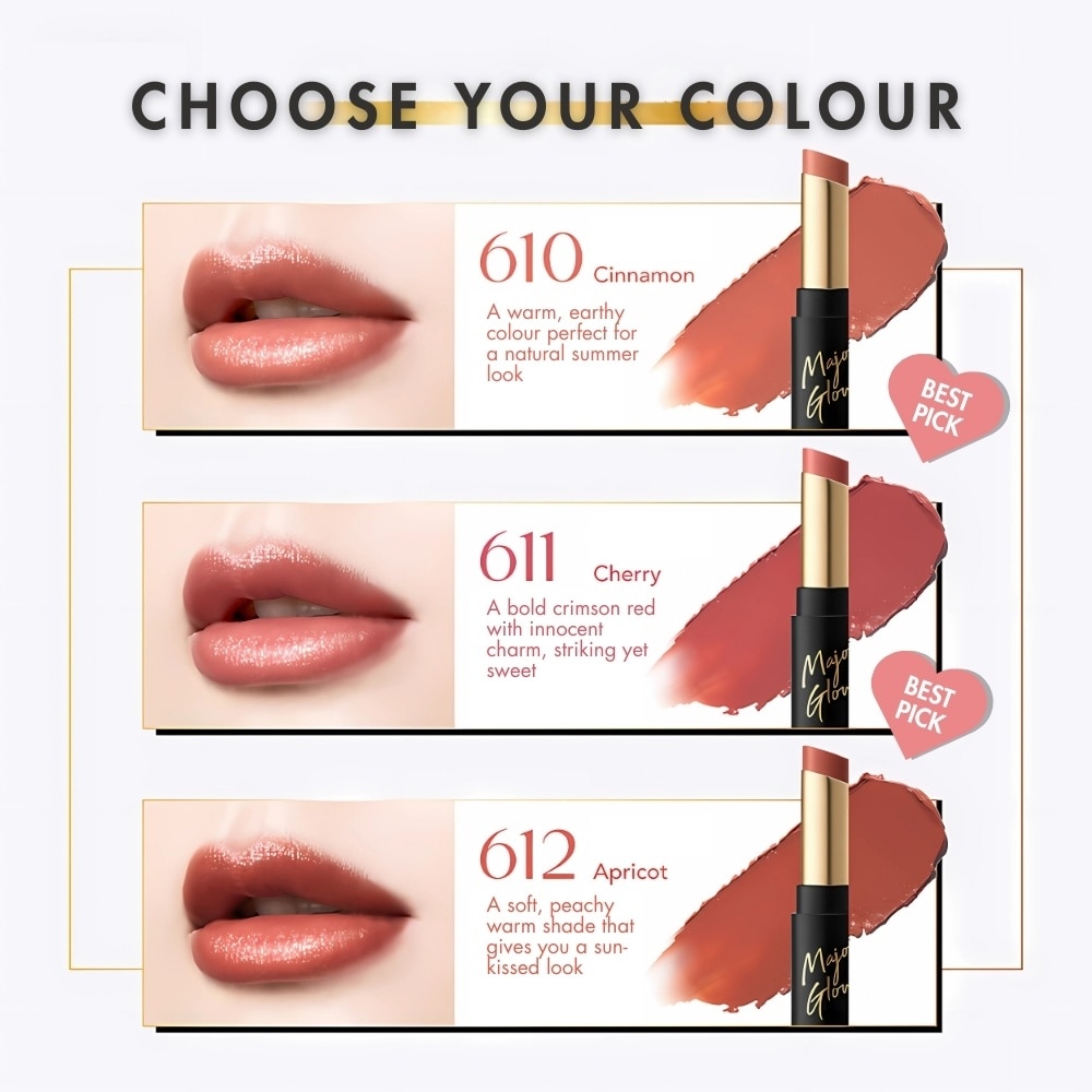 Major Glow Hydrating Lipstick 614 Rosa 1s