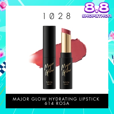 1028 Major Glow Hydrating Lipstick 614 Rosa 1s