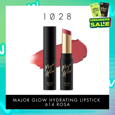 1028 Major Glow Hydrating Lipstick 614 Rosa 1s