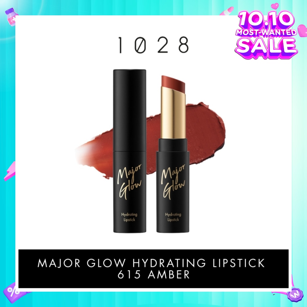 Major Glow Hydrating Lipstick 615 Amber 1s